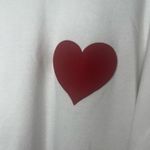 Altar'd State Altar’d State Self Love Club White Heart Sweatshirt Oversized Cozy Top Sz Medium Photo 3