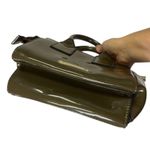 ALDO Fabyx satchel bag khaki green chunky gold chain Handbag Crossbody 8 x 6 in Photo 3