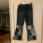 Zana Di Vintage Y2K  Patchwork Denim and Studs Designer Flare Jeans Photo 3