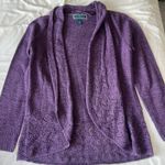 Karen Scott Purple Cardigan Photo 0