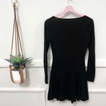 Reformation NWOT Coen Knit Long Sleeve Dress Black Size S Photo 4