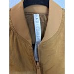 Lululemon Women's  Athleisure Non-Stop Bomber Vest Bold Beige size 6 Bohemian Photo 3