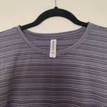 Athleta Cloudlight Striped Muscle Tank Whisper Medieval Blue Gray Women’s Medium Photo 2