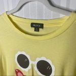 Wildfox Short Sleeve Sunglasses Graphic Tee Yellow NWT Summer T-shirt Cotton Photo 1