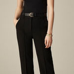 J.Crew  Natalia pant in four-season stretch Black Size 4 NWT Power Workwear Luxe Photo 0
