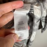 Hunter Rails  Button Down Plaid Flannel White Ash Mint Photo 4