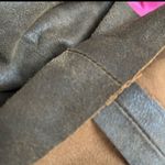 Sachin + Babi  100% Lamb Leather Strip- Patch Skirt size 6 Photo 7