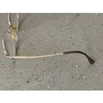 Elle  Eyeglasses Frames ONLY Metal Full Rim Oval 50-18 silver Photo 4