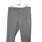 Ann Taylor  LOFT Pull-On Black & White Houndstooth Pants Women's XL Photo 1