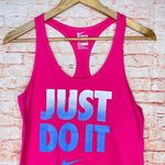 Nike | Hot Pink “Just Do It” dry fit racer back tank athletic fit Photo 1