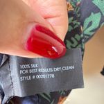 Club Monaco Silk Long Sleeve Bird & Floral Print Mini Dress Size 0 Wearable Art Photo 7