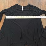 Free People waffle cotton blend V neck, oversized, long sleeve top, size XS Photo 10