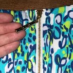 Lilly Pulitzer  Ella Sea Blue It’s A Stretch Animal Print Shorts Skort Photo 11