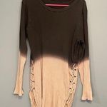 Venus ! Tie side blue and cream tunic top! Photo 0