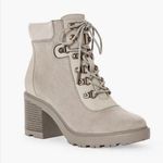 JustFab Felixa Women’s Lace up Bootie in gray size 9.5 Photo 0