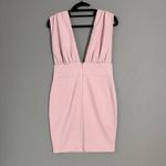 Miss Circle sz M pink plunge fitted mini party‎ dress Size M Photo 6