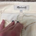 Madewell Moleskin High Rise Tapered Curves Leg Pants Sz 4 Butter Yellow Cotton Photo 5