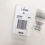 l*space L* x Tessa Brooks Sammie Bikini Top White Size XL NWT Photo 4