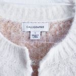 Anthropologie Senna Eyelash Fuzzy Ombre Poncho Orange Size L Photo 10