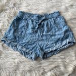 Aerie Chambray Paperbag Shorts Photo 1