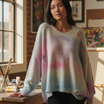 POL  Distressed Tie-Dye Hoodie Photo 0