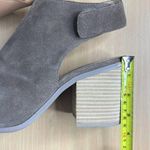 Sole Society Women's Suede Peep-Toe Ankle Jagger Booties Dark Taupe Size 11 Photo 8