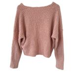 Free People Finders Keepers V-Neck Sweater in Peach Size X-Small Photo 4
