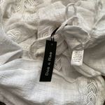 Doe & Rae ✅3/$30✅NWT  White Oversized Embroidered Cotton Swimsuit Cover-Up LARGE Photo 9
