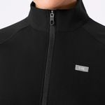 FIGS Sydney Scrub Jacket in Black, Size Medium Photo 2
