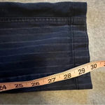 Pilcro  Anthropologie navy striped pants hyphen fit size 26 Photo 8