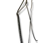 Lot of 4 Silvertone Chain Necklaces Assorted Lengths Silver Photo 5