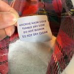 Vtg Washington D.C. Plaid Skyline Hoodie Stripe Lined Hood Made in USA Womens XL Gray Photo 6