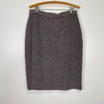St. John  Collection by Marie Gray Pink and Black Tweed Knit Skirt Photo 6