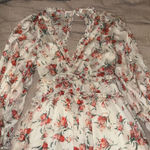 Luxxel Floral Backless Romper Photo 0