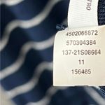 Soma  Weekend Tank Dress Womens XL Blue Bamboo Terry Striped Drawstring Beach Photo 11