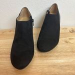 Naturalizer  Black Suede & Leather Ankle Booties Size 8.5 Photo 9