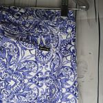 White House | Black Market  Slim Ankle Blue and White Patterned Women's Jeans Photo 13