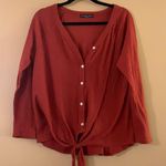 Kim And Cami Size Medium  tie front top Photo 0