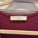 Illa Illa Maroon Cut Out Fitted Mini Dress Photo 3