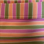 Billabong  Multicolor Striped Thong Bikini Surf Bottoms Women’s Sz Small NWT Photo 1