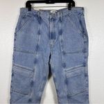 AGOLDE Light Blue Denim Cargo Pants Photo 1
