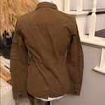 Aether Amelia Military Jacket Brown Utility Moto Field Coat Size 1 Green Photo 3