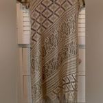 Women Vintage Helene Blake Dress
Gold Crocheted with black lining and Fringe Size 6 Photo 3