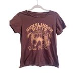 Bandit Brand  Gunslinger Butts Womens Tee‎ Brown/Copper Size Large Photo 1