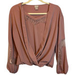  Shirt Women's Size Small Floral Lace‎ Pink Office Business Chicos 0 Photo 0