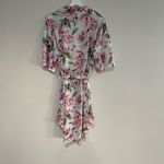Show Me Your Mumu Women  White Pink Floral Kimono Cover up Short Sleeve Size O/S‎ Photo 5