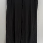 Athleta Tribeca Crop Pants wide leg black size 6 work travel stretch pockets Photo 0