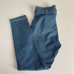 Reformation Yasmin Belted High Rise Straight Leg Inari Wash Blue Jeans Size 28 Photo 9