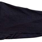 Lululemon Crop 17" Ruched Knee Zipper Pockets Mis Rise Black Pink Leggings Sz 8 Photo 4