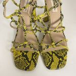 Antonio Melani Bayslie Leather Sandals Women Size 12M Strappy Heels Animal print Photo 4
